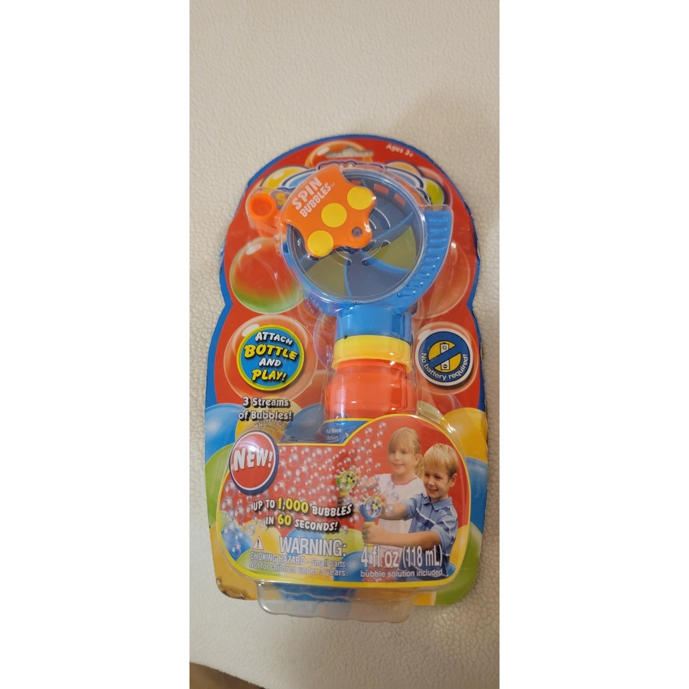 Ultra Spin bubbles with bubles Blue & Orange NWT